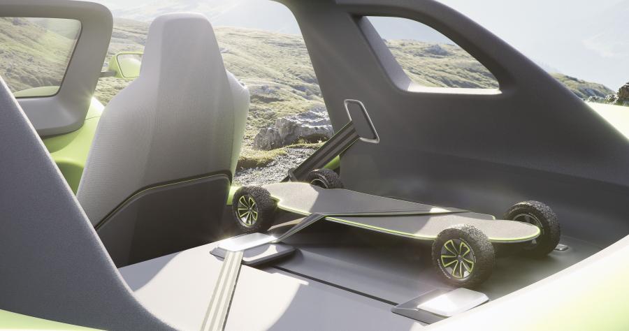Интерьер Volkswagen I.D. Buggy 2019 года  (фото 13 из 60)